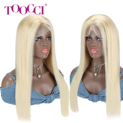 613 Blonde 13x4 13x6 HD Lace Frontal Human Hair Wigs 28