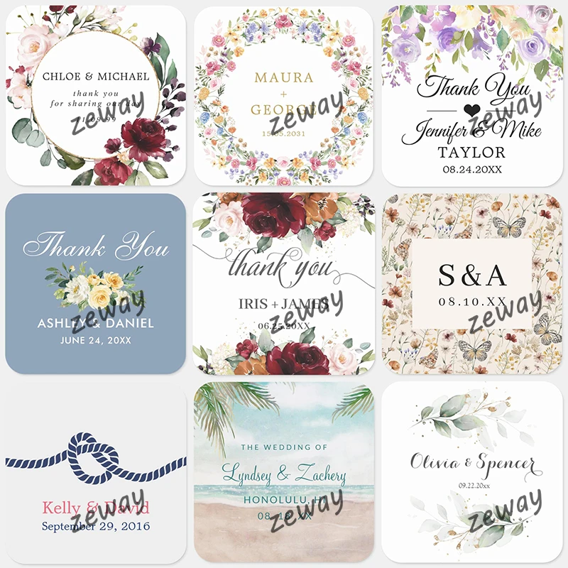 Customized Personalized Stickers Customized Wedding Gift Tags Wedding Gift Tags Wedding Party Tags Wedding Tags Personalized