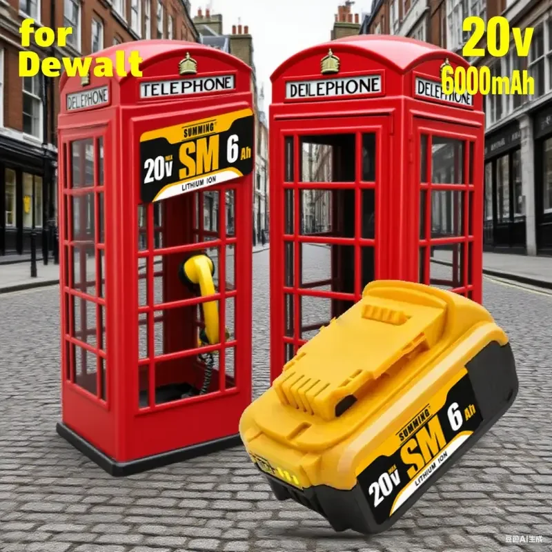 

SUMMING battery for Dewalt 18V/20V ⚡ power Toolsrechargeable electric tool Accessories Lithium batteriesReplace DCB184 ⚡ ⚡
