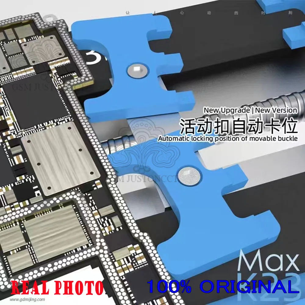 MIJING-Universal Mobile Phone Mainboard Clamp Chip Fixation for iPhone A9-A16, Repair Fixture, K23 MAX, New Upgrade