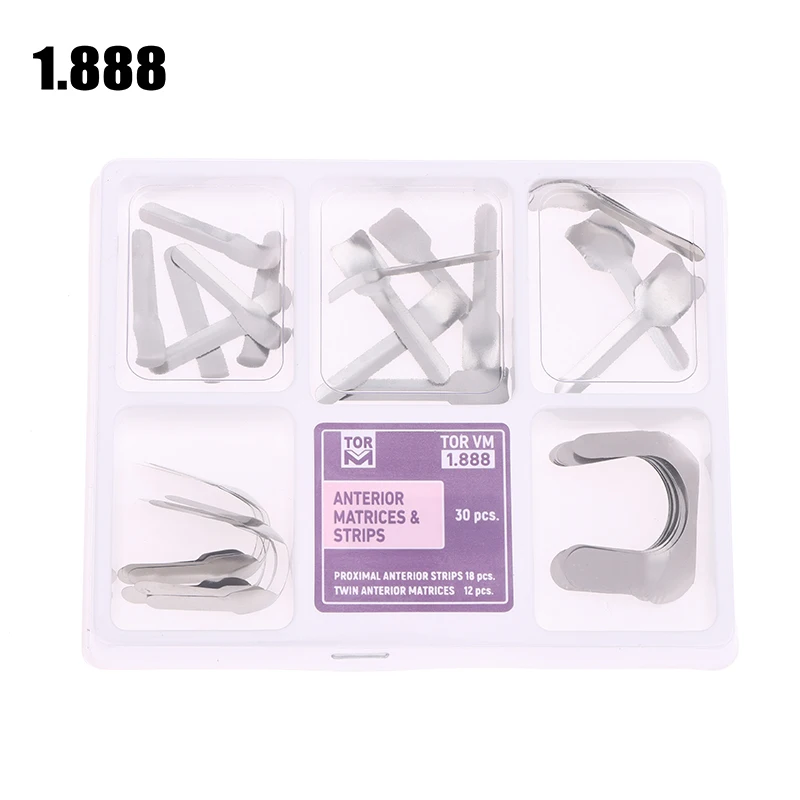 Dental Proximal Anterior Strips Twin Anterior Matrices Matrix Systems Large Small For Anterior Restoration