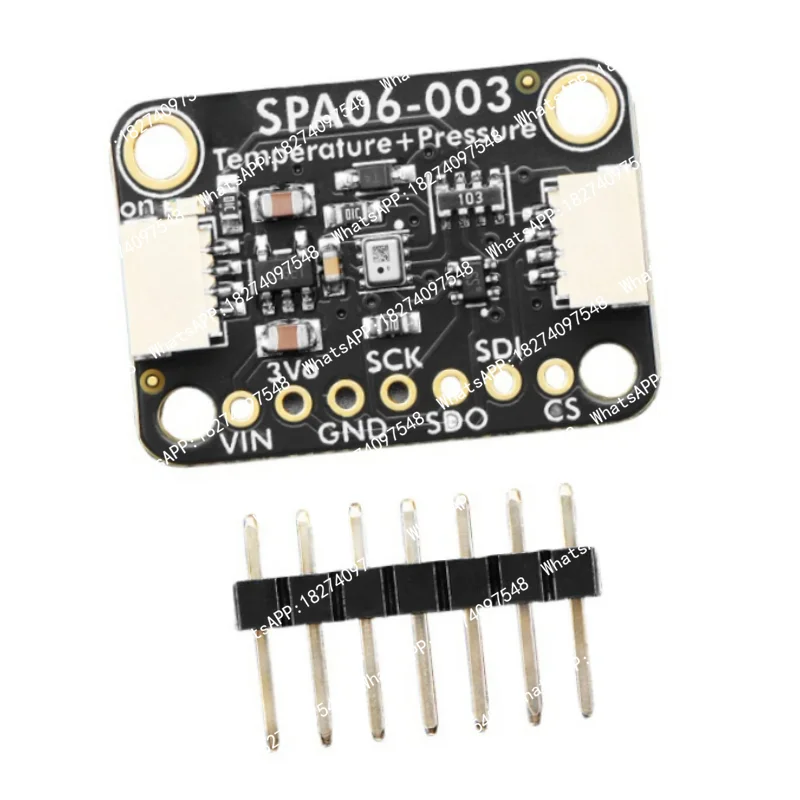 SPA06-003 High Precision Temperature + Pressure Sensor module can measure 300 to 1100 hectopascals via I2C interface - STEMMA QT