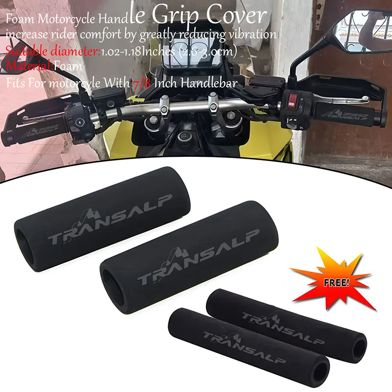 Motorcycle Grips Sponge Handlebar Covers For Honda XLV 600 650 700 TRANSALP XL600V XL650V XL700V XL750 All years Handle Bar Grip