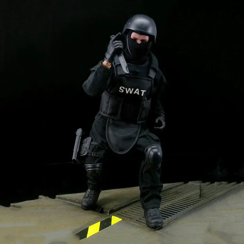 NB01 NB02 NB03 NB04 NB05 NB06 NB07 NB08 1/6 مقياس الجيش العسكرية القتالية Swat قوات الشرطة Swat الجندي ACU ألعاب شخصيات الحركة