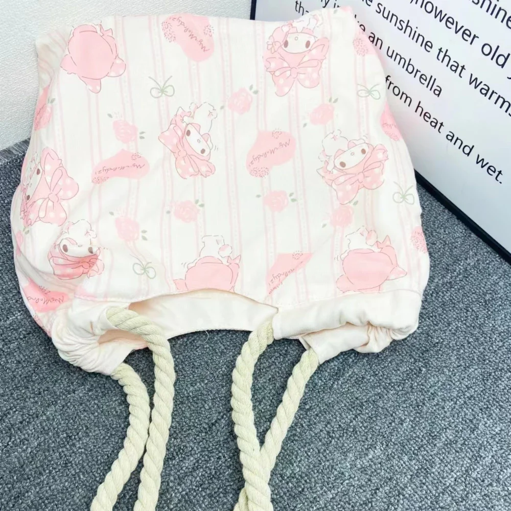 Sac à bandoulière de dessin animé My Melody Anime pour filles, sac à bandoulière grande capacité, sac de rangement pour étudiants, cadeau accessoire, Kawaii, GT