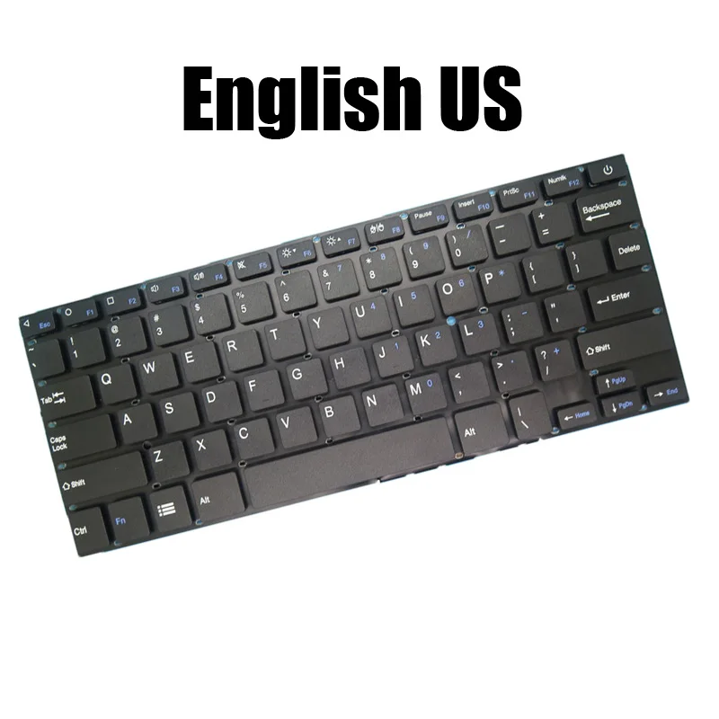 Teclado para portátil US SP para Hyundai Onyx III LO14WA LO14WA1S LO14WA1RG LO14WB LO14WB1B LO14WB1S LO14WA1B LO14WA1BK inglés EE. UU.