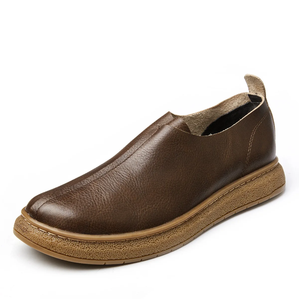 

Spring/Autumn MenGenuine Leather Casual Shoes Handmade Luxury Mens Loafers Shoe Zapatos Hombre Work Shoes