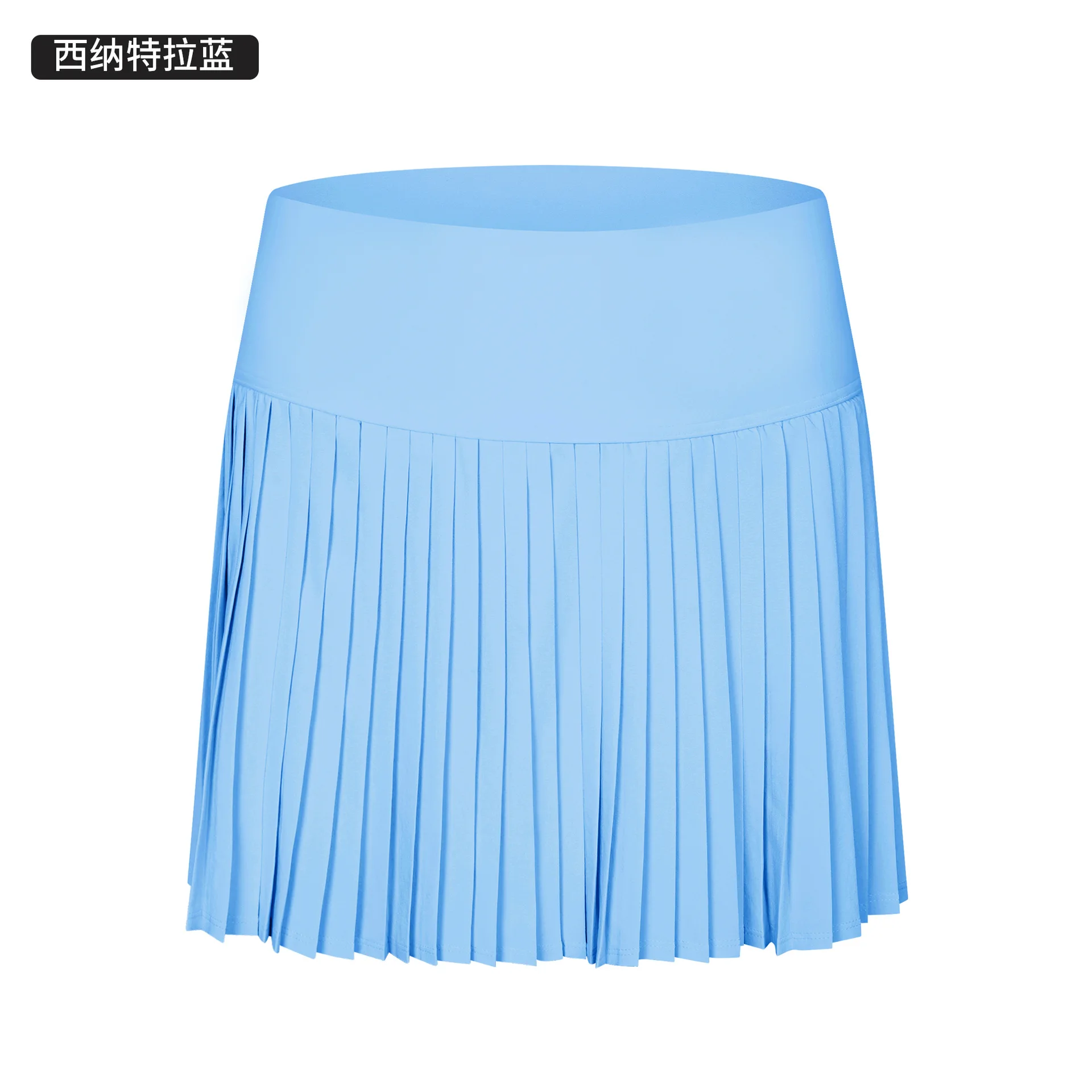 2025 SS New Cooling Elastic Fashion Pleated Skirt Double-layer Safety Three-point Sports Shorts Protecting Privacy
