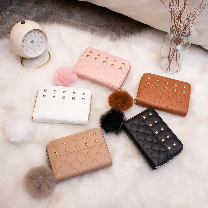 

Women's small bags Women's bags Embroidered wallet 2024 new summer fashion leisure ID card bag