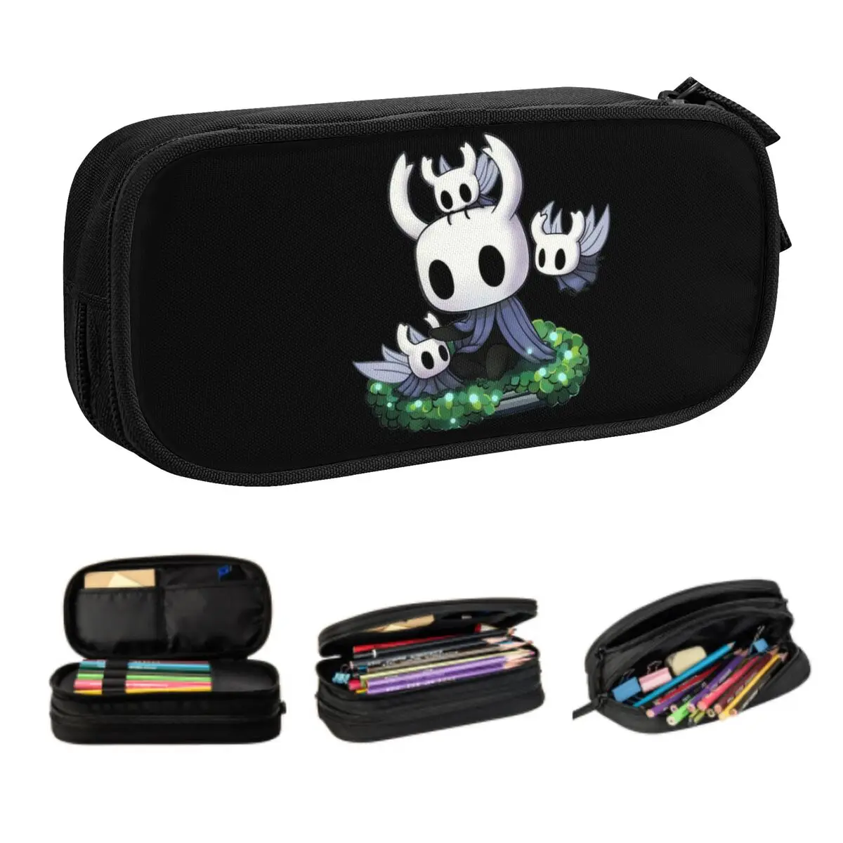 

Кавайный милый пенал с полой рыцарью на заказ для мальчиков и девочек, приключенческая видеоигра, большая сумка для ручек, коробка для канцелярских принадлежностей