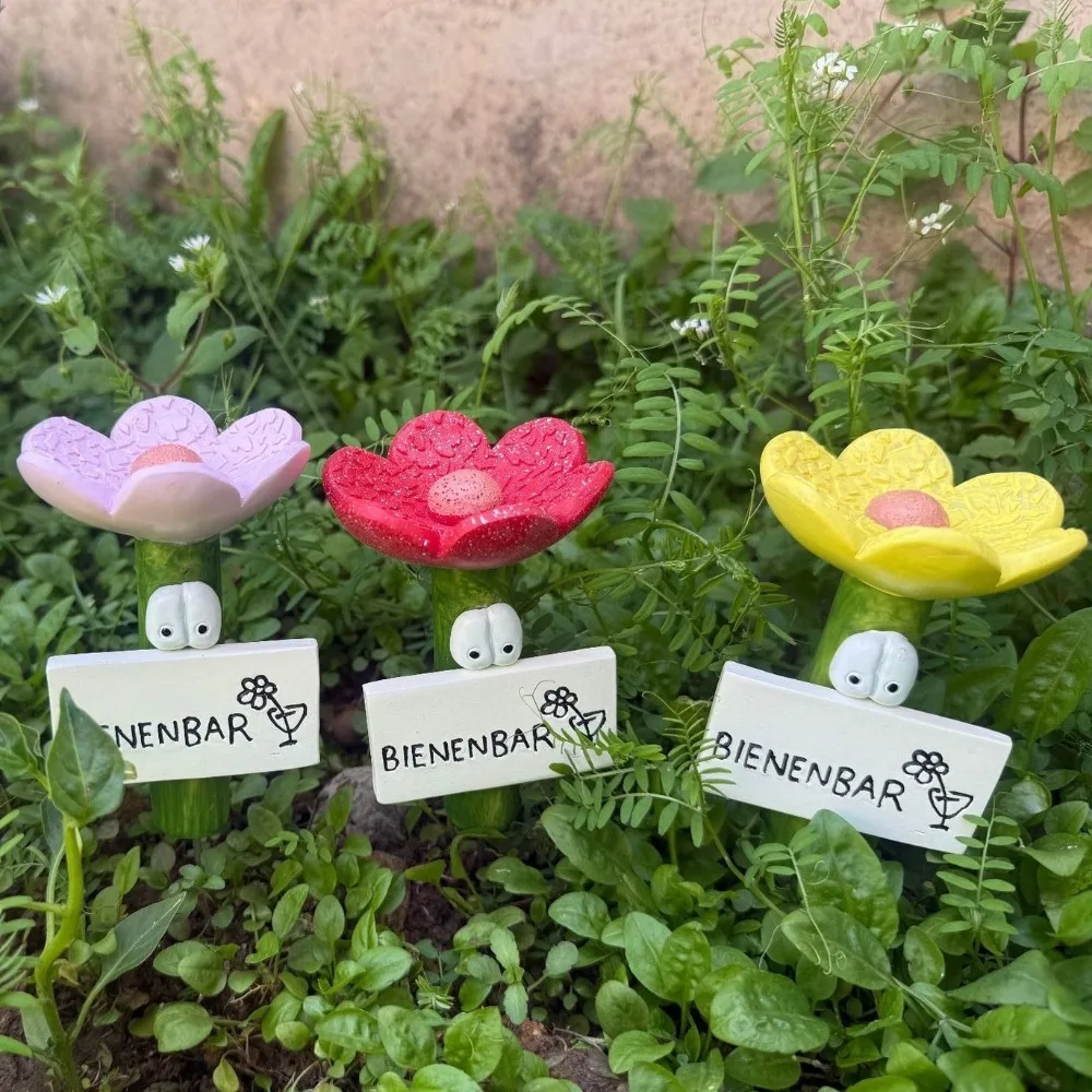 

4pcs Resin Material Insect Drinking Cup Simulated Flower Shaped Cute Butterfly Drinking Cups Handmade Bee Drinking Cups