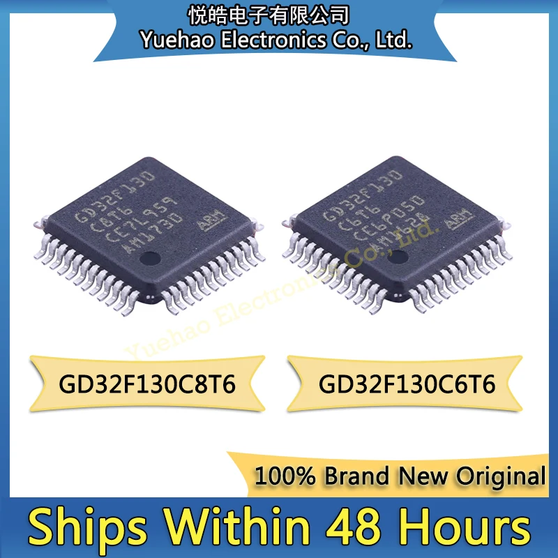 GD32F130 GD32F130C8T6 GD32F130C6T6 GD32F130C8 GD32F130C6 GD32F130C GD32F GD32 GD IC MCU QFP-48