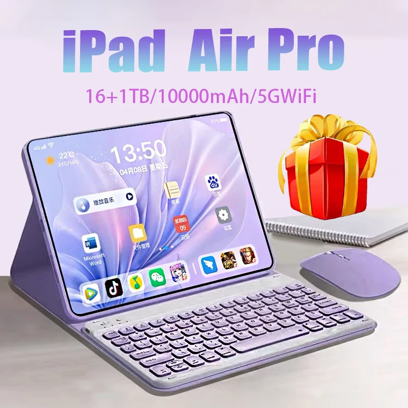 New Global Version Tablet Android IPad Air Pro X15 Inch HD MTK 6797 16GB 1TB Tablet PC 5G Dual SIM Card Wifi Google Play Tablets