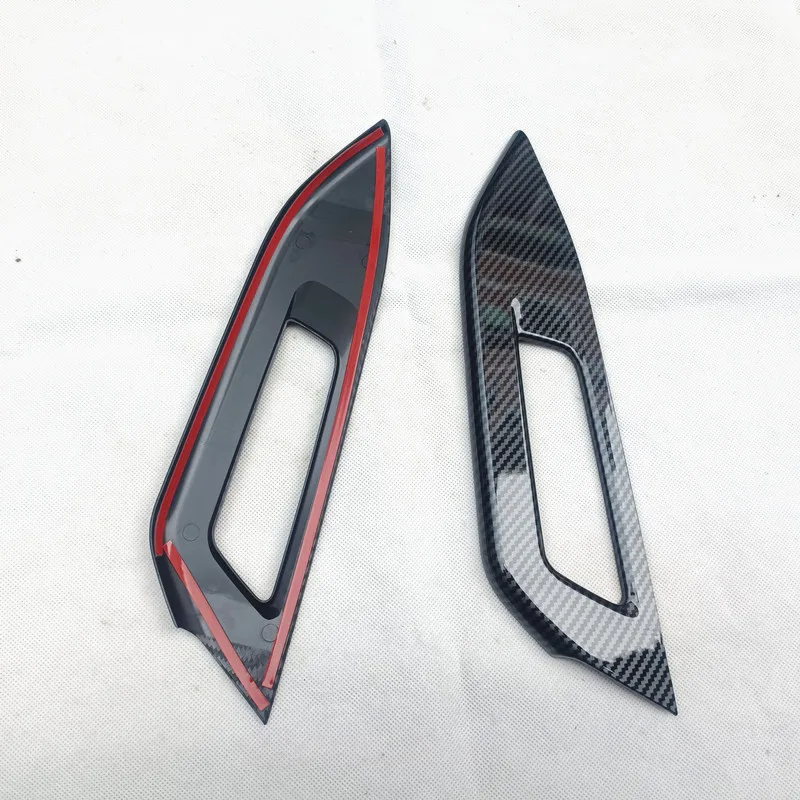 For VinFast VF 3 VF3 2024 2025 Interior Car Accessories Window Motor Armrest Sticker Cover Trim ABS Imitation Carbon Fiber #3