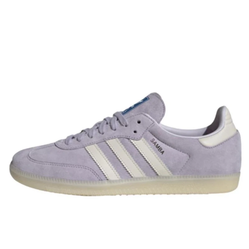 

Adidas Originals SAMBA OG фиолетовые мужские и женские одинаковые противоскользящие удобные туфли с низким берцем идеальный подарок IG6176