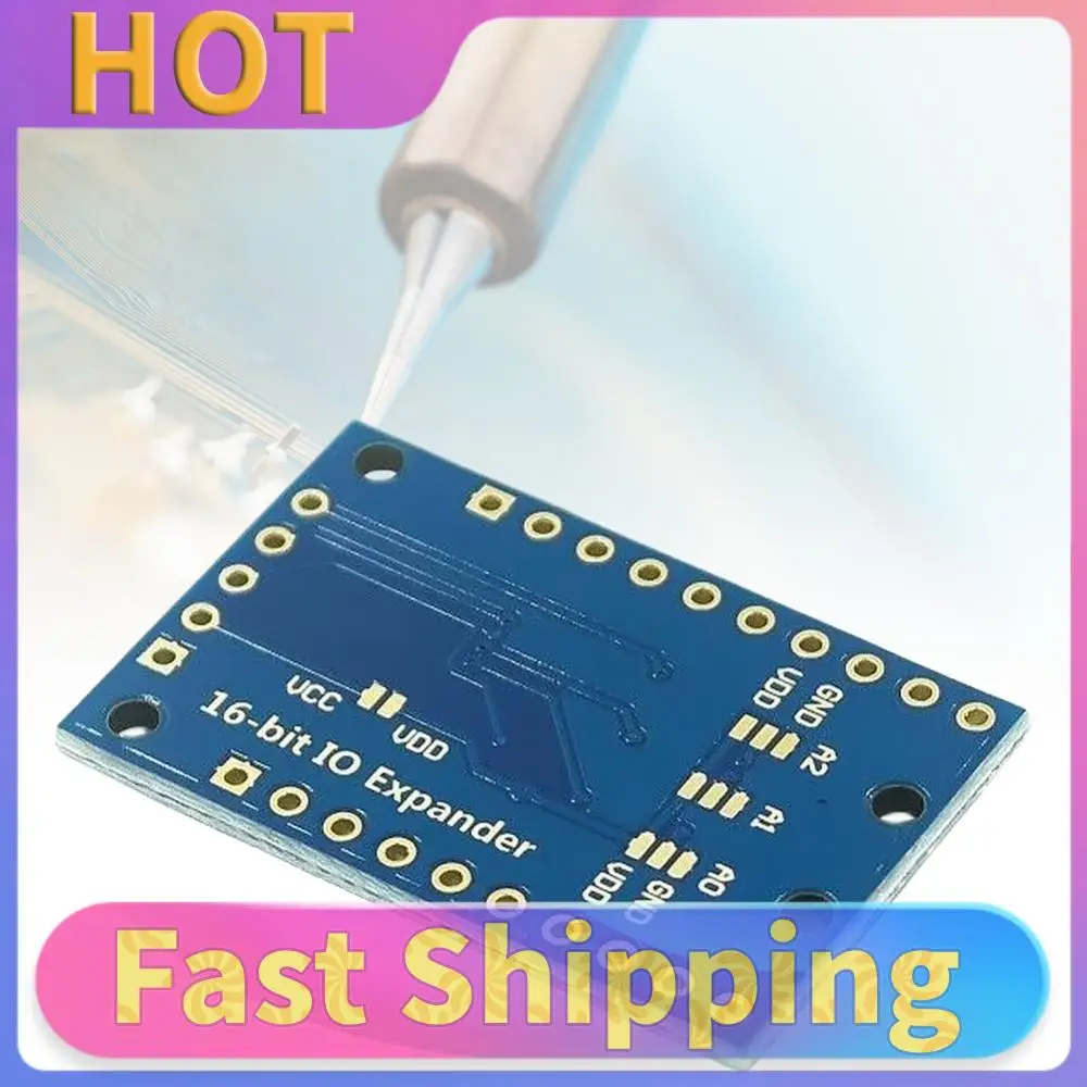 

Плата расширения ввода-вывода PCF8575 I2C на 16 входов/выходов, совместимая с Arduino