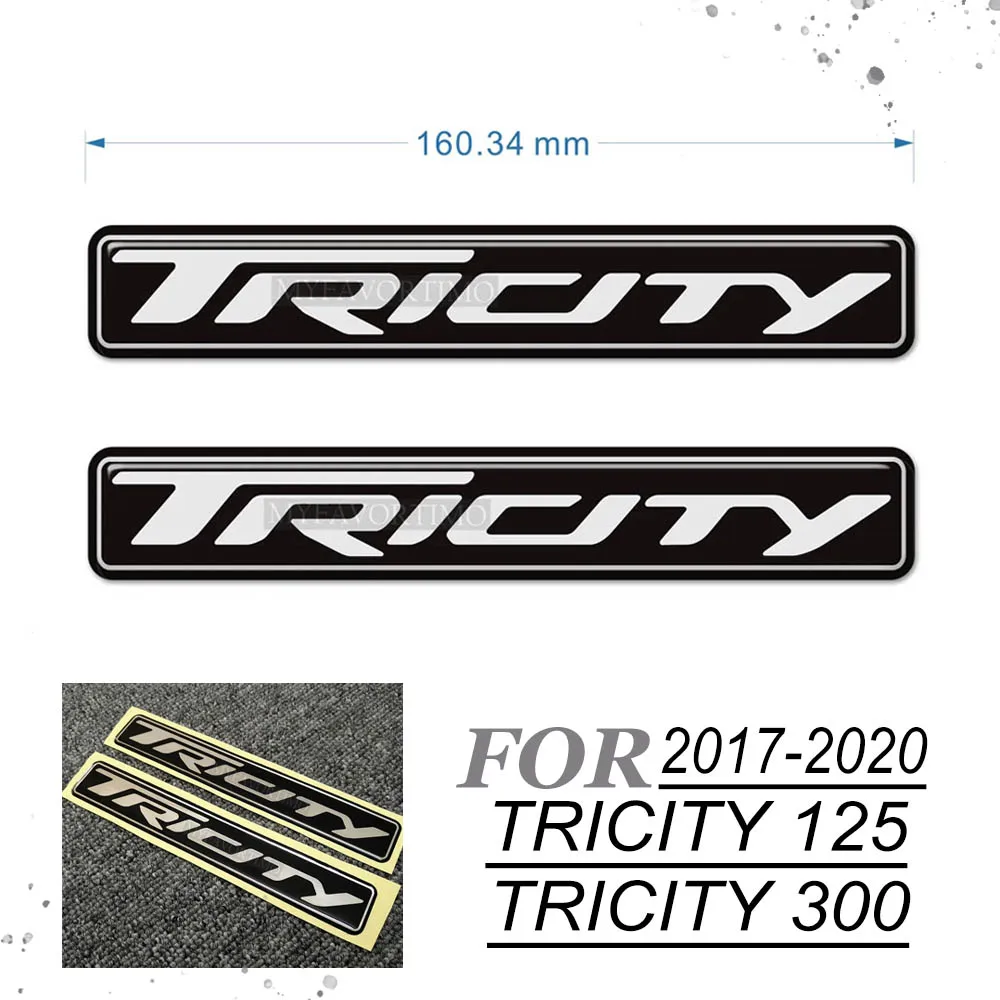 

2017 - 2020 Stickers For Yamaha Tricity 125 300 Motorcycle Emblem Badge Decals Tank Pad Accessory Scooter Fairing