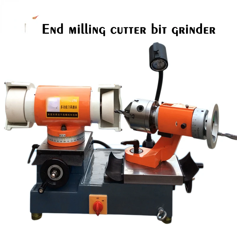 End Milling Cutter Bit Grinder Machine GD-32N Multi-function Drill Grinding Machine 3-50mm End Milling Machine 110/220/380V 1PC