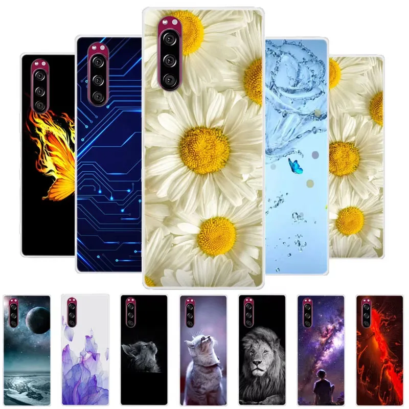 For Sony Xperia 5 Case Xperia5 Bumper Silicone TPU Soft Phone Cover For Sony experia 5 J9210 J8210 J8270 6.1\