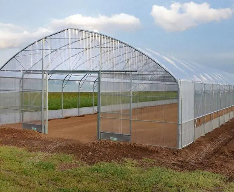 

Customized greenhouseLarge Area Film Greenhouse with Galvanized Steel Frame & PE/PO Covering - Customizable Agricultural Solutio