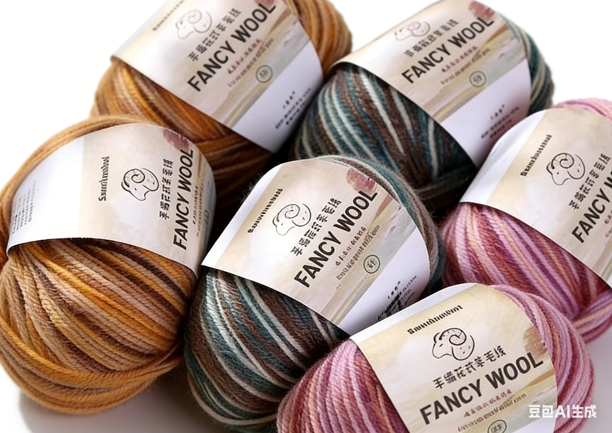 

500g 10pcs Rainbow Wool Thread Ball Handmade DIY Sweater Gradient Baby Hat Scarf