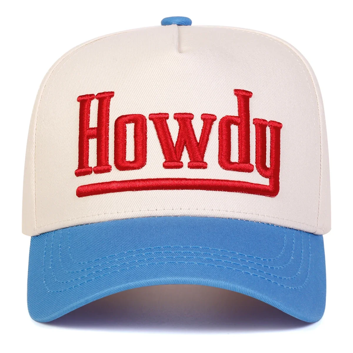 Unisex HOWDY Letter Embroidery Baseball Caps Spring Autumn Outdoor Adjustable Casual Hats Sunscreen Hat Sports Cap - view 5