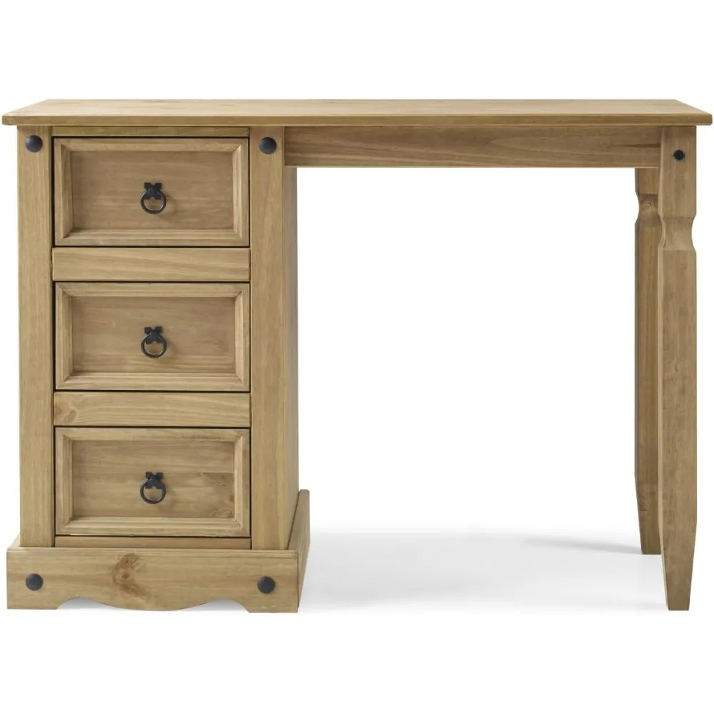 طقم طاولة تزيين كلاسيكي من الخشب الحقيقي - طراز خالد - 40.35 بوصة × 16.93 بوصة × 29.25 بوصة - 44.09 رطل