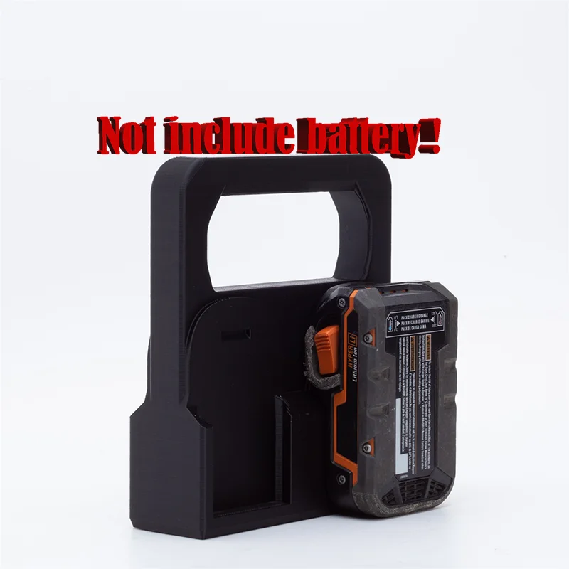 

4x Battery Basket Bracket For RIDGID/AEG 18V Battery Series Battery Carrying Rack With Storage Compartment