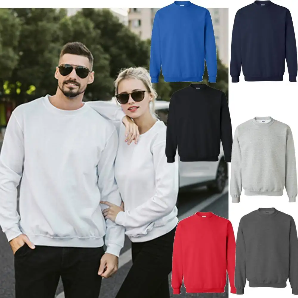 

New Youth Sweatshirts Hoodies Men Solid Color Sweatshirt Hoodie Sportswear Streetwear Crewneck Pullover