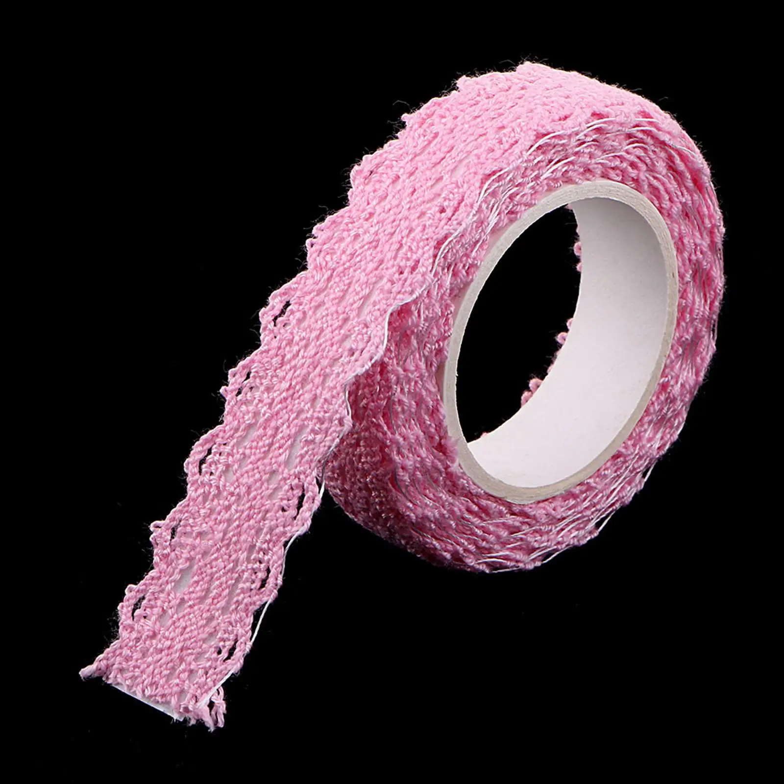 شريط واشي من قماش الدانتيل ذاتي اللصق ، شريط زفاف زهري اللون ، عبوة 5-6 ، 2 ياردة ، 15 *