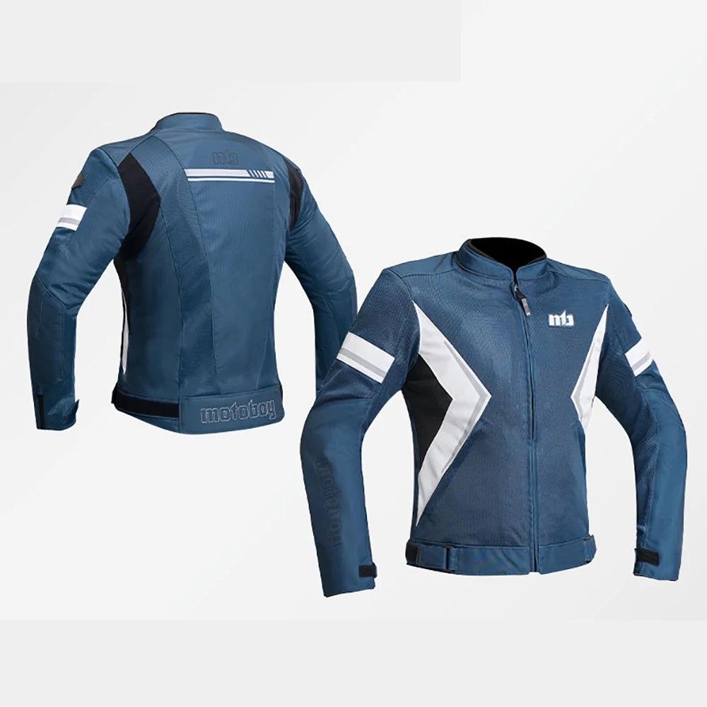 Motorjas Heren Bikerjacks Valpreventie Waterdicht Zomer Mesh Ademend Chaqueta Moto Met CE-beschermer