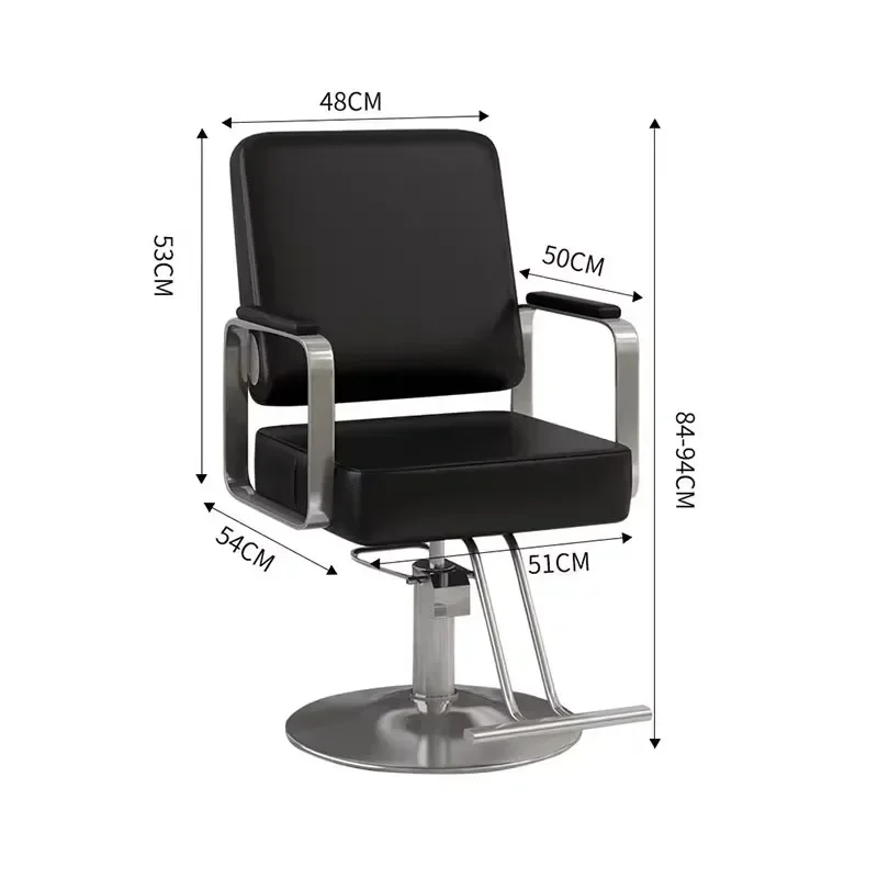 Simplicity Luxury Barber Chair Hair Shop Italian Luxury Hairdresser Shampoo Barber Chair Retro Fashion Sillas Home Furniture 4