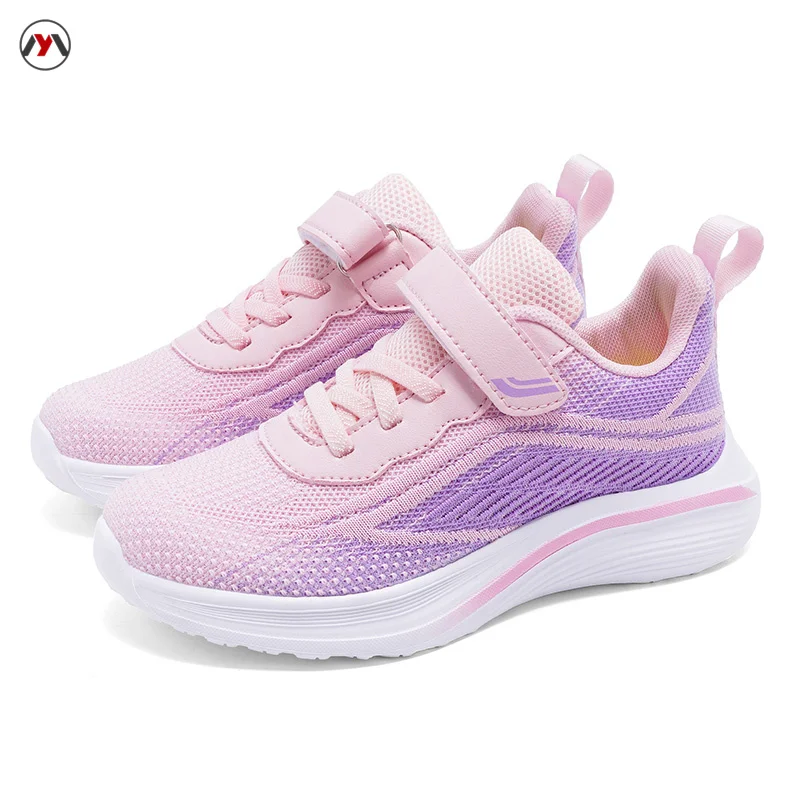 Children Sneakers Boys Shoes Girls White Black Kids School Trainer Shoes Lightweight Running Sports Casual Tennis Sneaker