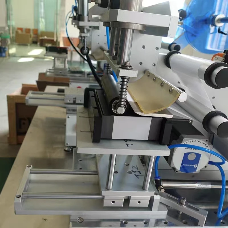 Desktop square Bottle Top Surface Press Label Sticking Label Machine Semi-automatic