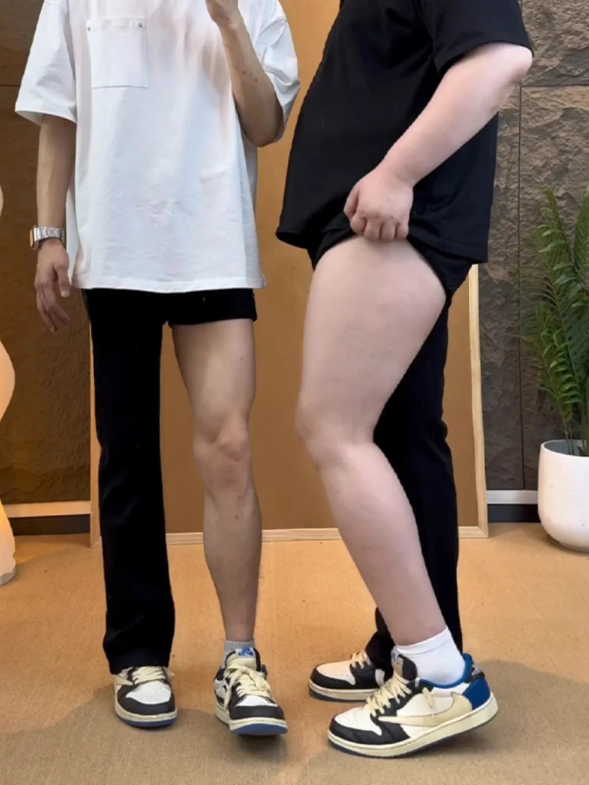 

Bla 57 Knife Denim Jeans Men's Autumn Winter Fce Thiened Legs Big Butt Elastic Slimming Micro Flared Long Trousers