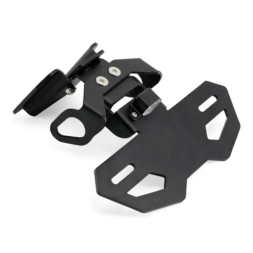 Motorcycle Accessories Fender Eliminator With LED Light License Plate Holder Rear Tail Tidy  MT-07 YZF-R7 MT07 R7