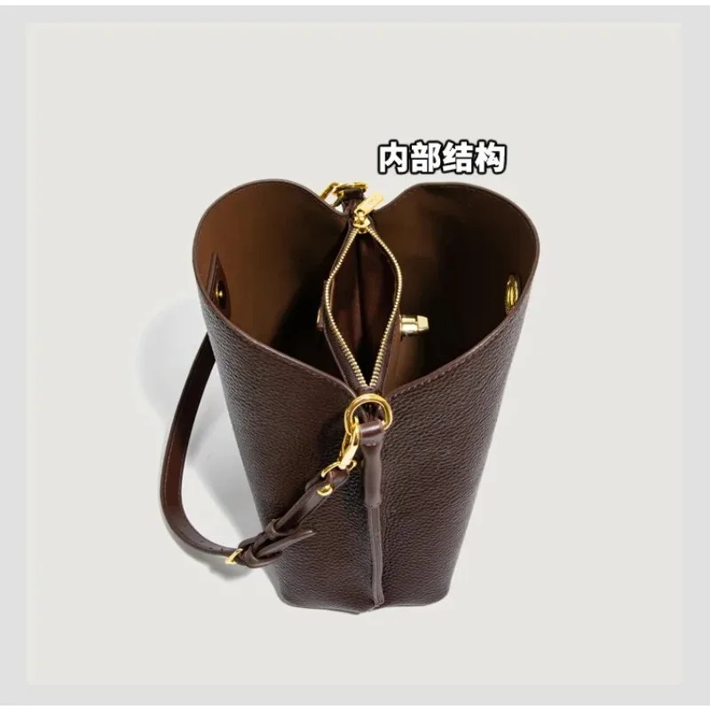 Fashion PU leather Women Handbags Large Capacity Fashion female Bucket Shoulder Bag Elegance ladies messenger bag burgundy totes