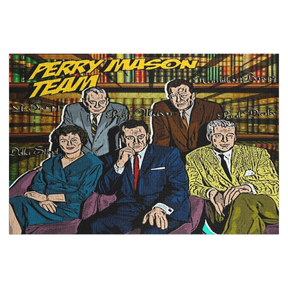 

Perry Mason Team (PM Comics) Jigsaw Puzzle Custom Name Child Toy Custom Child Personalized Toys Puzzle