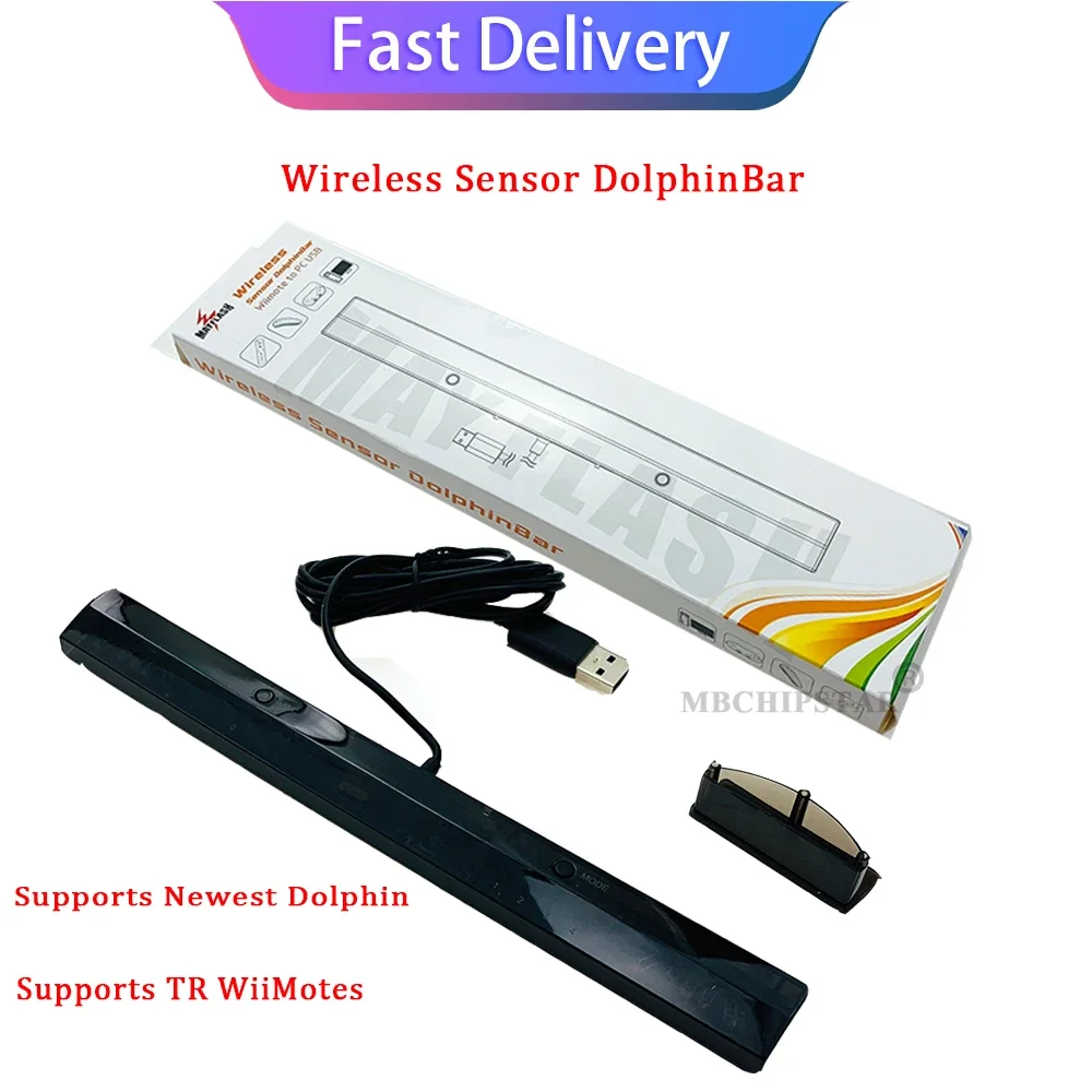 Hotsale For Mayflash W010 Wireless Sensor DolphinBar Bluetooth-Compatible For Wii Remote Plus and PC Support G-sensor Function