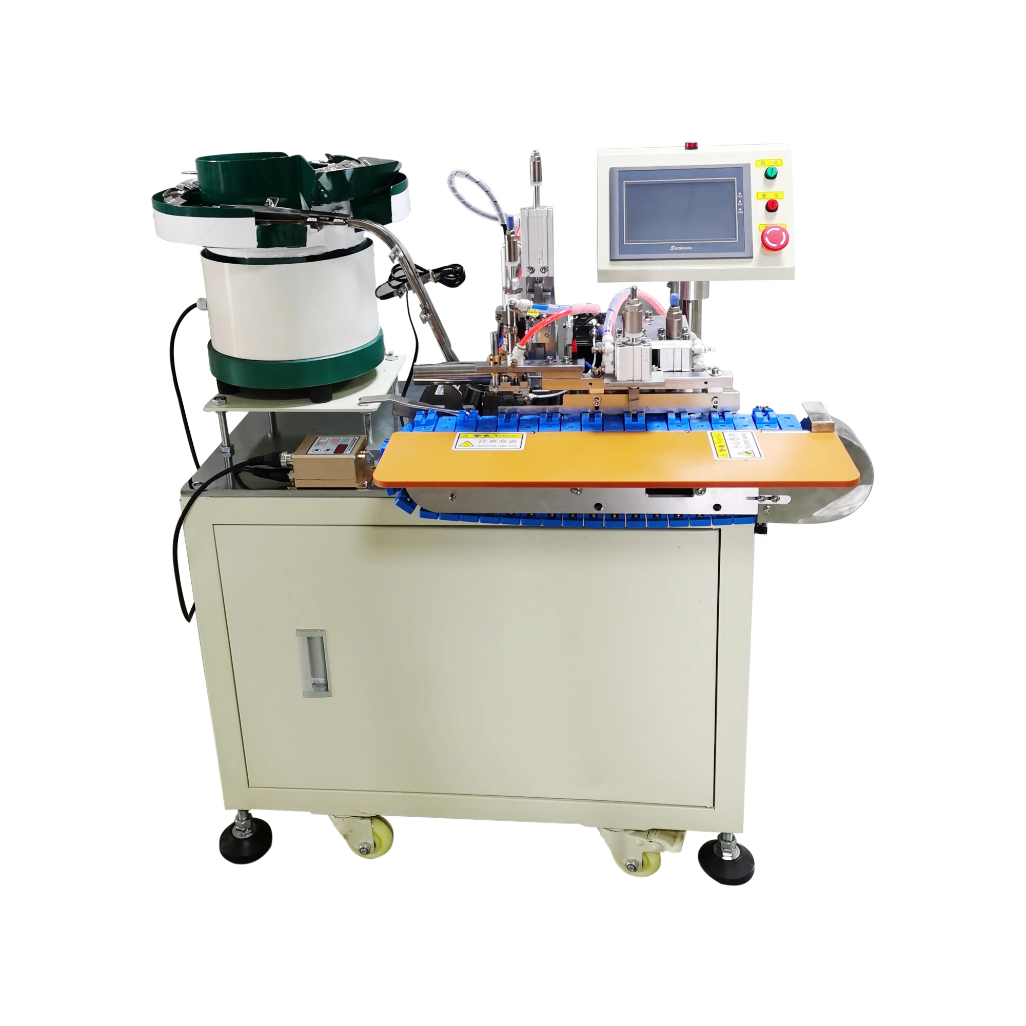 USB cable manufacturing equipment automatic USB connector LED chips Christmas light soldering machine