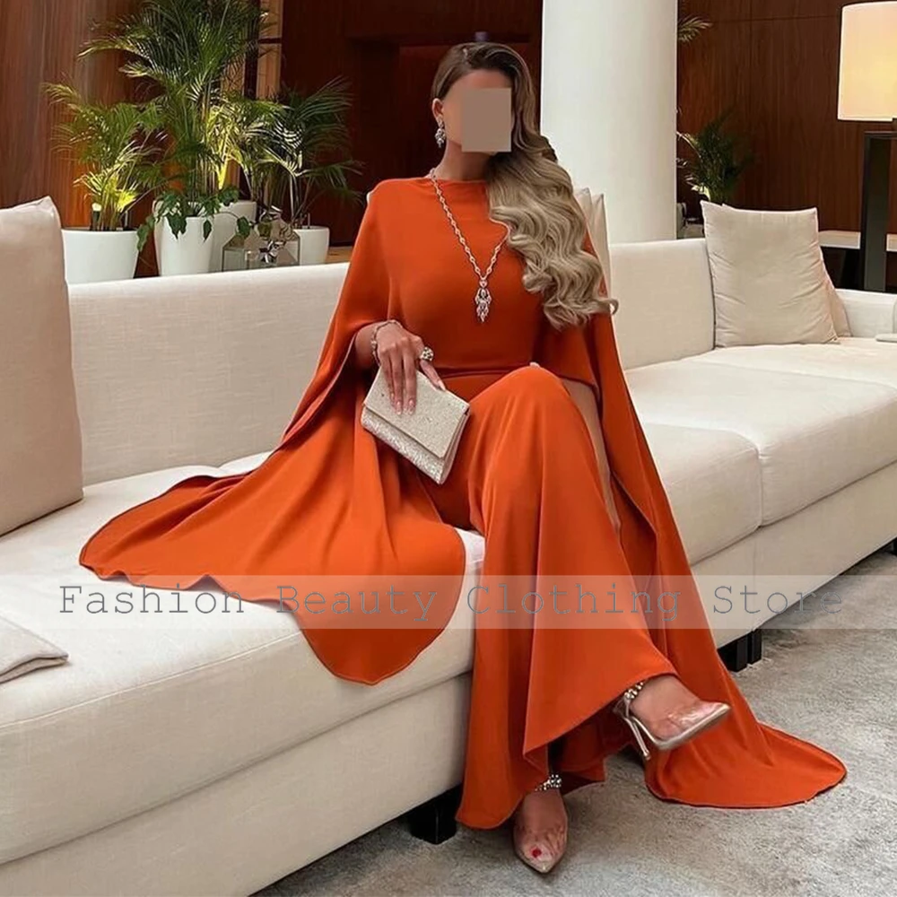 Modern Evening Dress Jersey Draped Bespoke Occasion Gown Sheath Jewel Long Dresses Special Occasion Dresses 2024