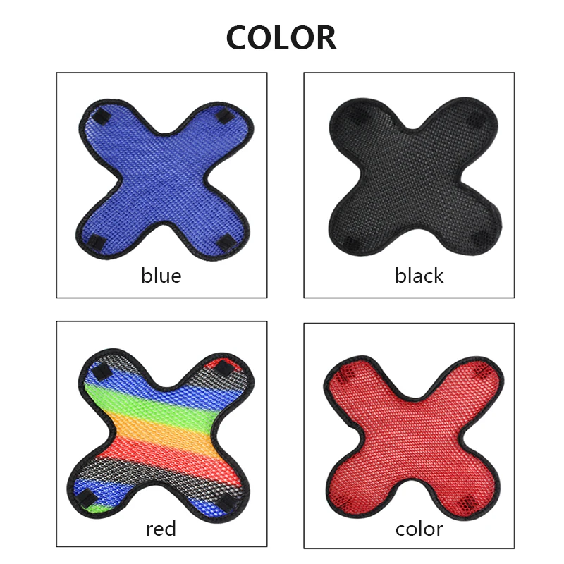 オートバイのヘルメットパッド,3Dハニカムヘルメット,メッシュパッド,断熱パッド,耐熱性,通気性ガスケット,4色