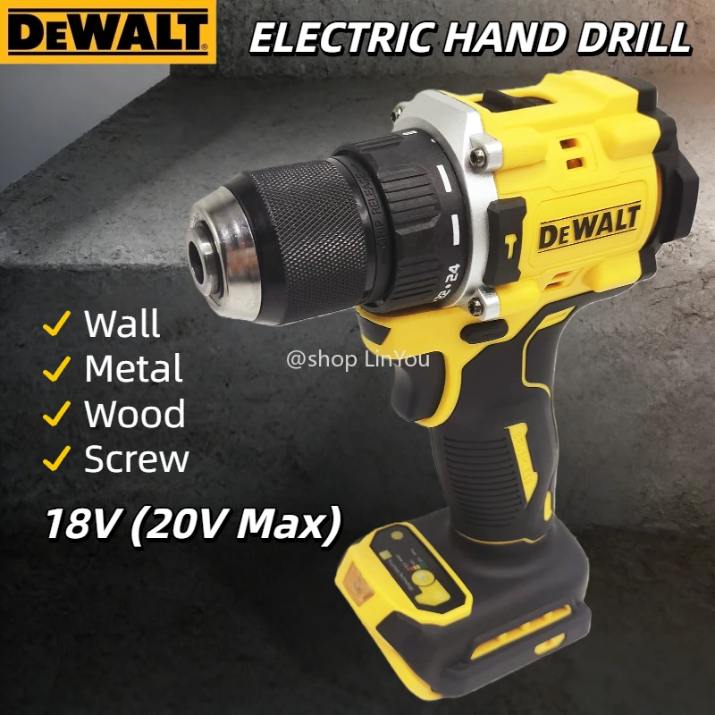 

DEWALT DCD805 20 В MAX Бесщеточная аккумуляторная ударная дрель Электрическая отвертка Многофункциональная ручная дрель (БЕЗ аккумулятора)
