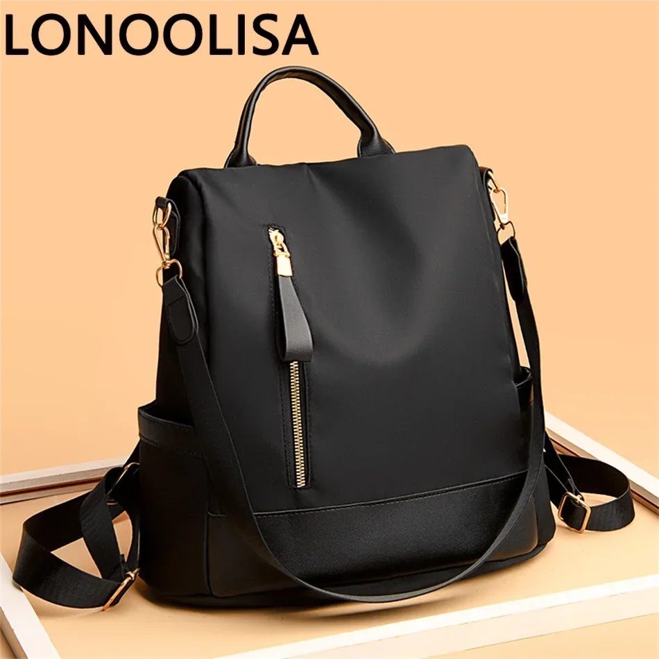 Casual Oxford Cloth 3 In 1 Backpack Female Shoulder School Book Bags Women Daily Travel Anti-Theft Bagpack Rucksack Mochilas Sac