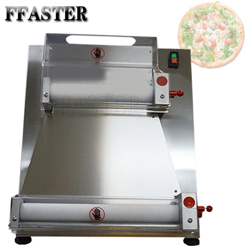 

China Electric Automatic Pizza Dough Roller Machine Industrial Dough Roller Sheeter Pizza Base Making Machine Used Dough Roller