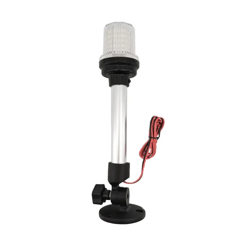 

Marine 360 degree LED ring light 316 stainless steel fixed column light, marine yacht running light accessories