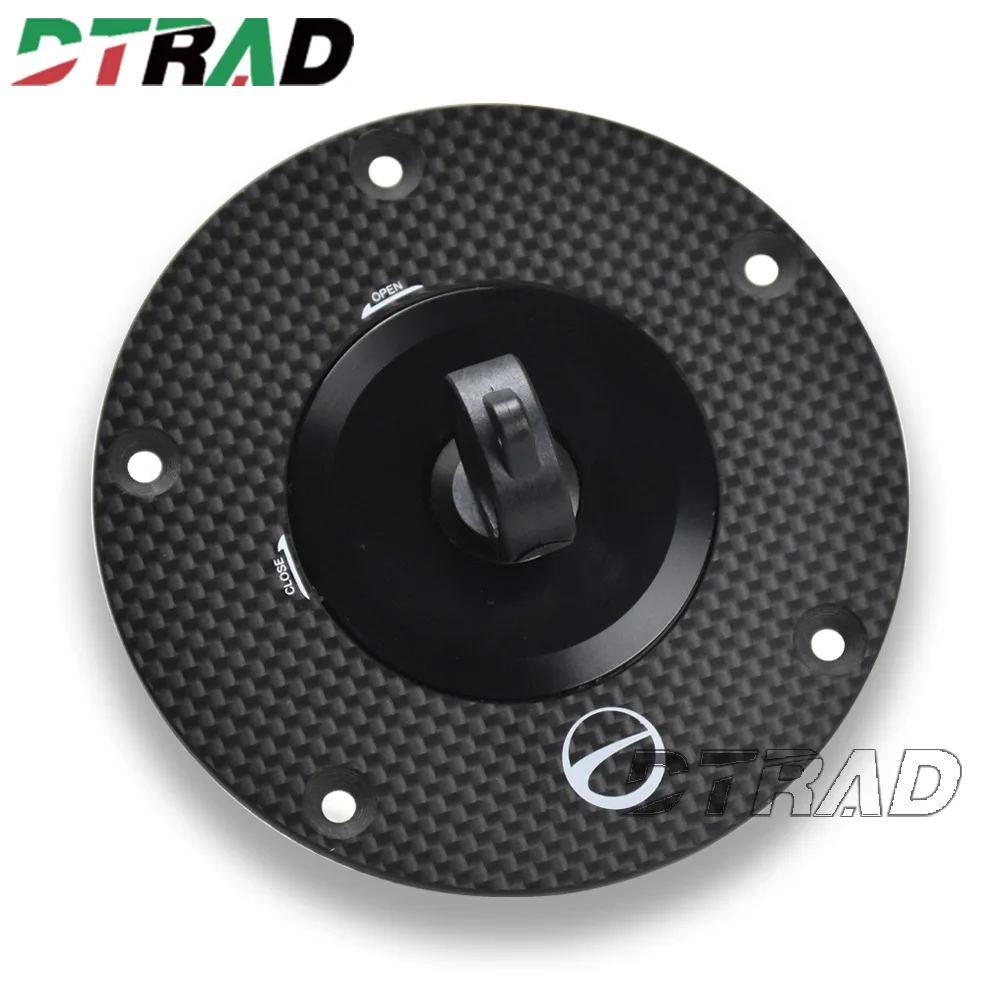 Carbon Fiber With Key Lock Fuel Tank Cap Fast Gas Gas oline Cover For DUCATI DESERT X 2022-2025 XDIAVEL/S 2016-2025 Accessories