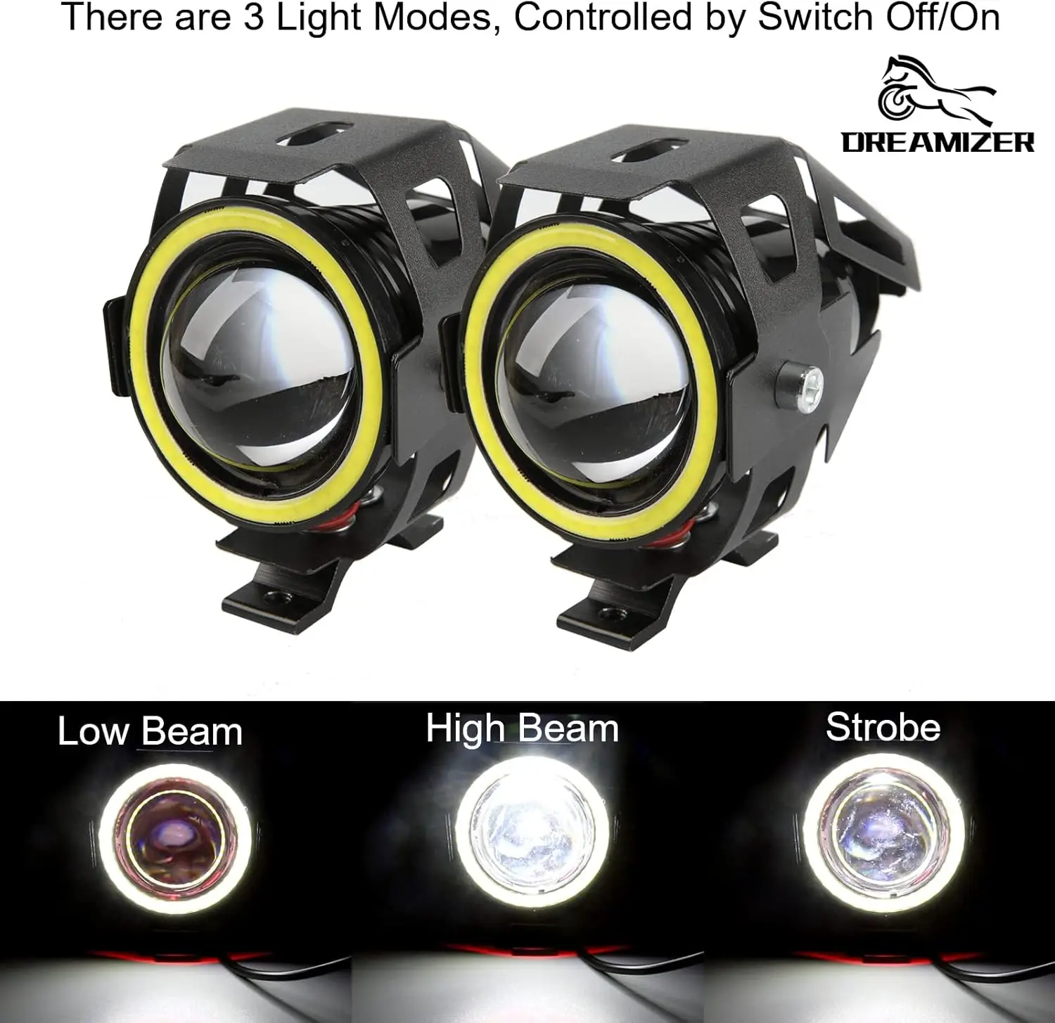 2PCS Motorcycle Hea…