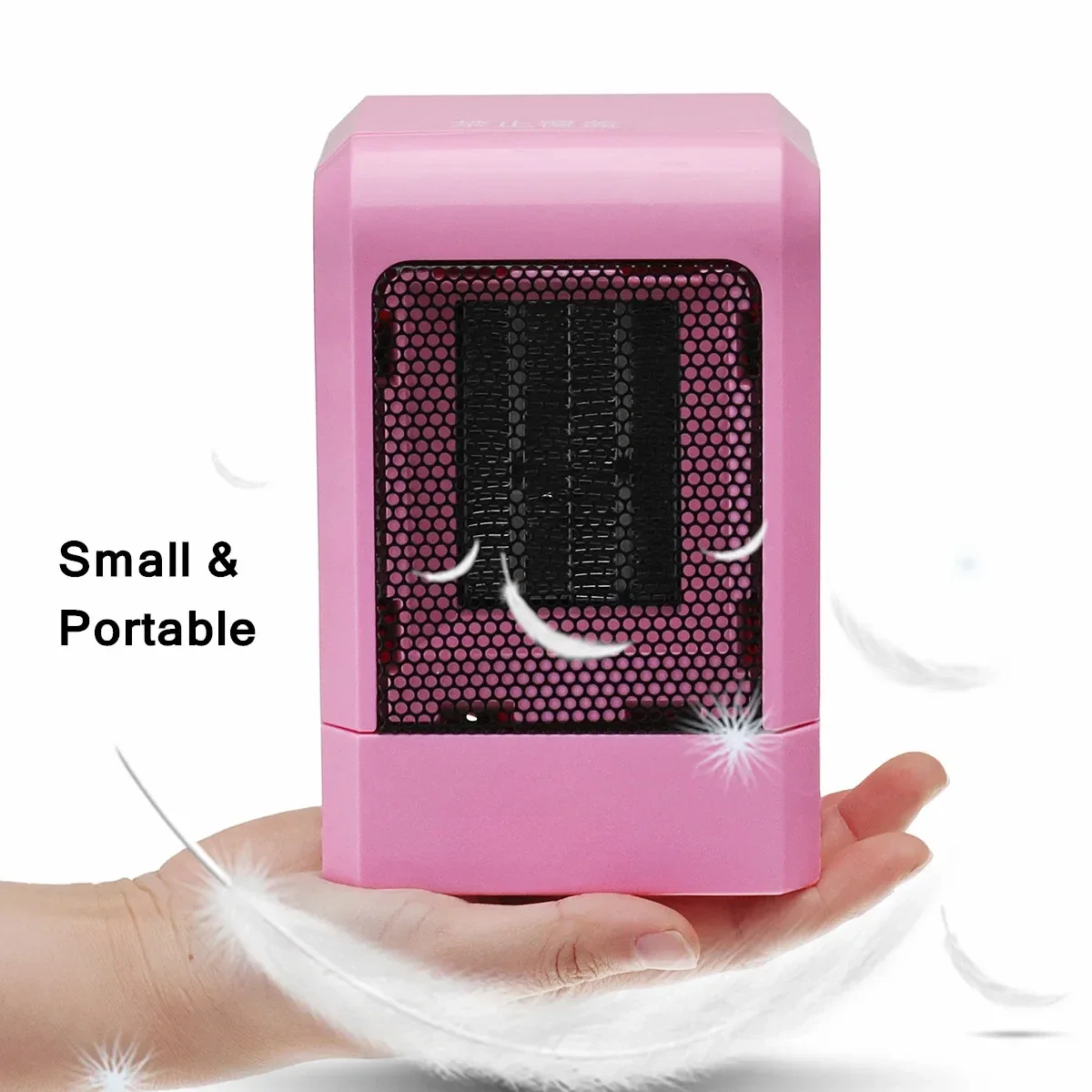 220 فولت 500 واط المحمولة الكهربائية مروحة صغيرة الفضاء سخان شتاء دافئ مكتب منزلي الاتحاد الأوروبي التوصيل PTC السيراميك التدفئة توفير الطاقة