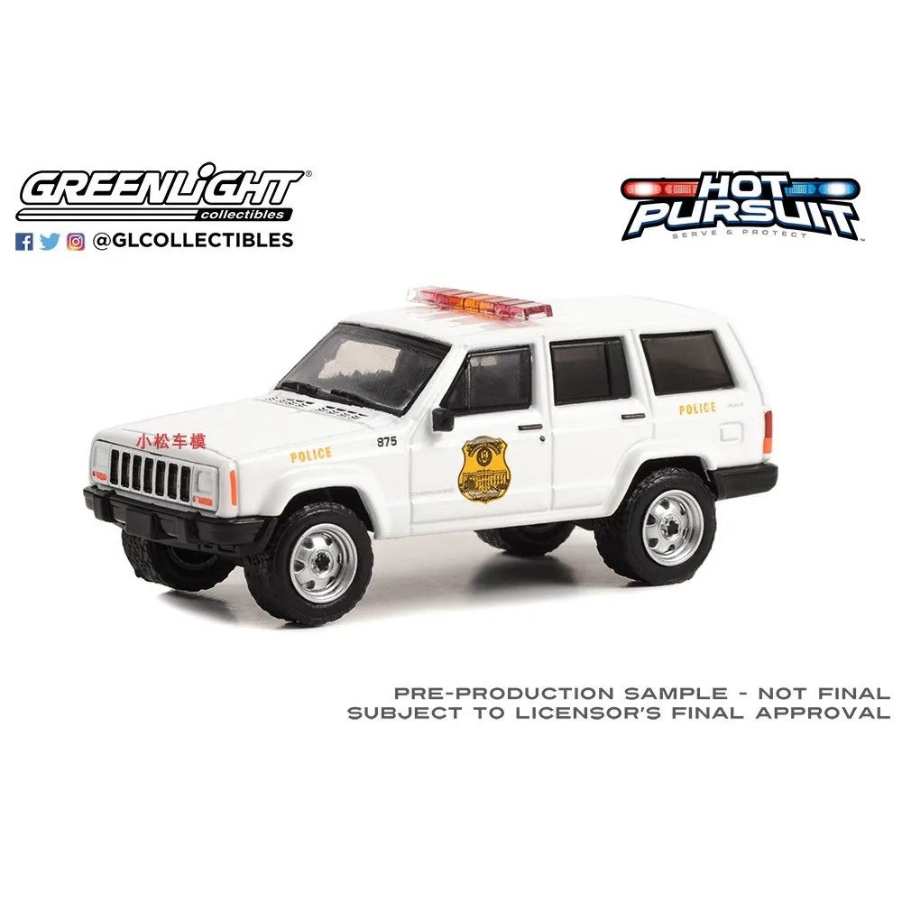 1:64 Tracking Special US Secret Service Police Series -2000 Jeep Cherokee 43015-A Collezione avanzata Ornamenti Modelli di auto